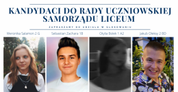 Kandydaci do Rady Uczniowskiej Samorządu Liceum!