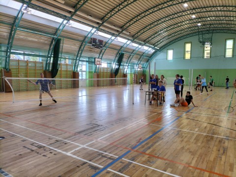 POWIATOWA LICEALIADA W BADMINTONIE DRUŻYNOWYM