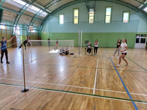 POWIATOWA LICEALIADA W BADMINTONIE DRUŻYNOWYM