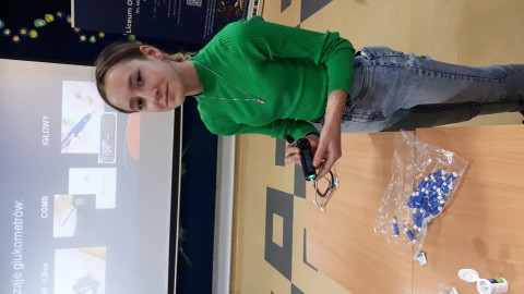 Spotkanie klasy medycznej z pracownikiem służby zdrowia