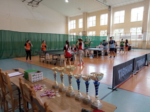 Mistrzostwa Powiatu w Tenisie Stołowym Drużynowym Szkół Ponadpodstawowych