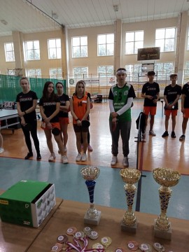 Mistrzostwa Powiatu w Tenisie Stołowym Drużynowym Szkół Ponadpodstawowych