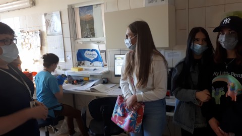 WIZYTA KLASY MEDYCZNEJ W SZPITALU POWIATOWYM