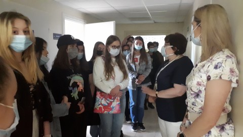 WIZYTA KLASY MEDYCZNEJ W SZPITALU POWIATOWYM