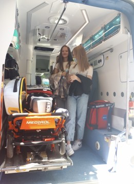 WIZYTA KLASY MEDYCZNEJ W SZPITALU POWIATOWYM