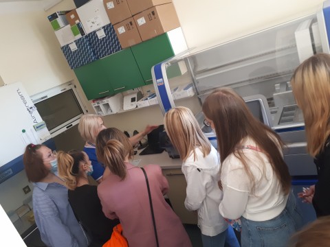 WIZYTA KLASY MEDYCZNEJ W SZPITALU POWIATOWYM