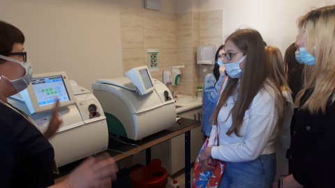 WIZYTA KLASY MEDYCZNEJ W SZPITALU POWIATOWYM