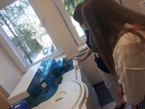 WIZYTA KLASY MEDYCZNEJ W SZPITALU POWIATOWYM