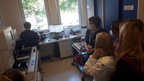 WIZYTA KLASY MEDYCZNEJ W SZPITALU POWIATOWYM