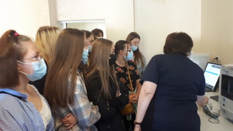 WIZYTA KLASY MEDYCZNEJ W SZPITALU POWIATOWYM