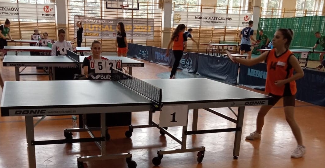 Mistrzostwa Powiatu w Tenisie Stołowym Drużynowym Szkół Ponadpodstawowych